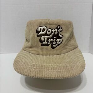 Don't Trip Corduroy Bucket Hat - Beige